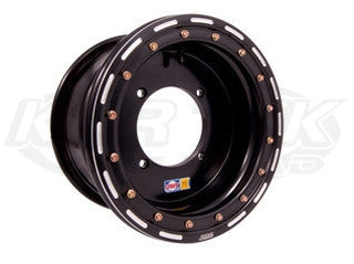 DWT UTV Ultimate Beadlock Wheels - Black 12"x7", 4+3, 4/156