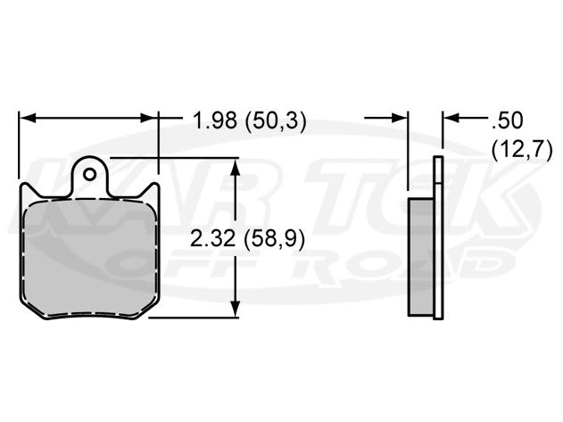 Wilwood 7012 Dynalite Brake Pads BP-20 Smart Pad