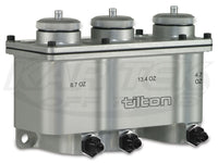 Tilton 3-Chamber Billet Reservoir Aluminum