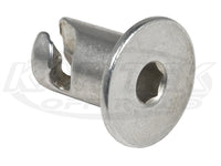 Quarter Turn Fastener Countersunk Steel Allen Head Button 0.500 Length For #6 Spring