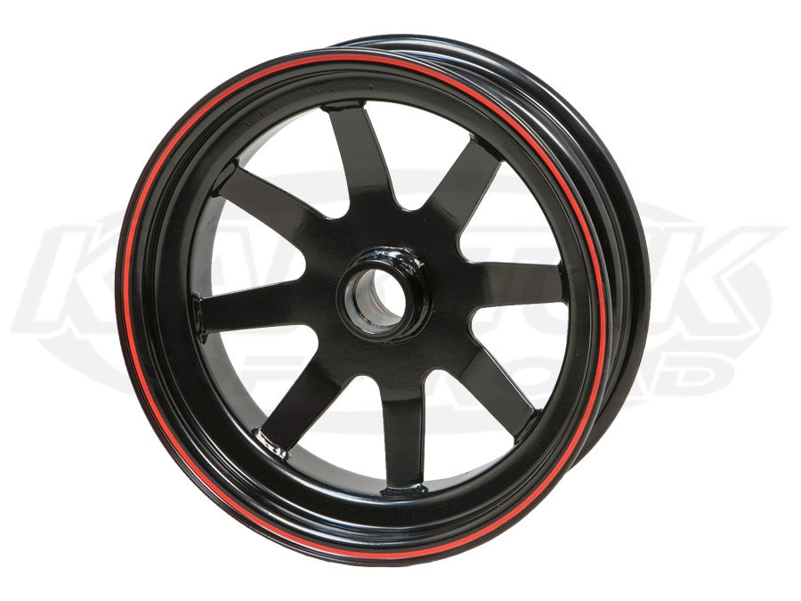 Steel VW Link Pin Spindle Mount Wheel - Black 15" x 4.5" - VW Link Pin Spindle Mount