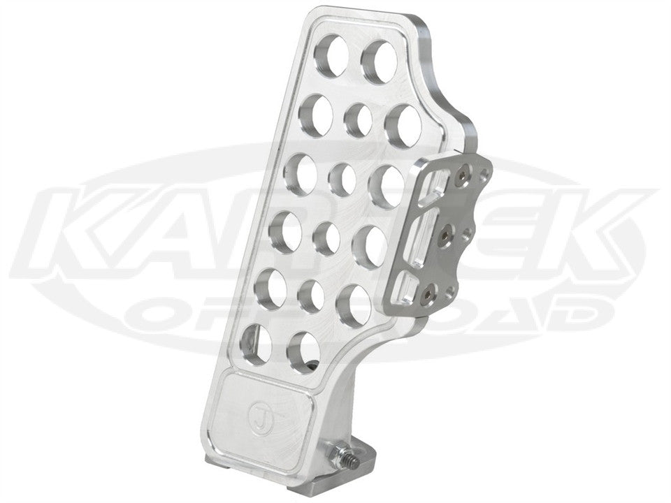 Jamar Performance Pro-X Machine Finish Billet Aluminum Throttle Pedal With Side Foot Rest