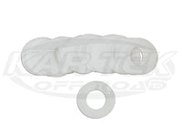 Quarter Turn Fastener PTFE Washers Fit #6 Buttons Prevent Scratching Paint Or Vinyl Wraps - 25 Pack