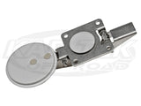 Stainless Steel Dual Button Flush Mount Aviation Style Push Button Latch Assembly