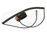 Push To Talk Button - Heavy Duty Velcro Mounted With Cord & 3 Pin TA Connector