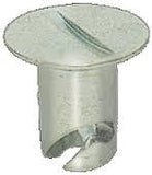 Quarter Turn Fastener Countersunk Steel Button 0.500 Length For #6 Spring