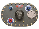 2-1/2" Standard Fill Plate w/ Sender Provision & Return Line 6" x 10", -8 Fittings, Sender Cap