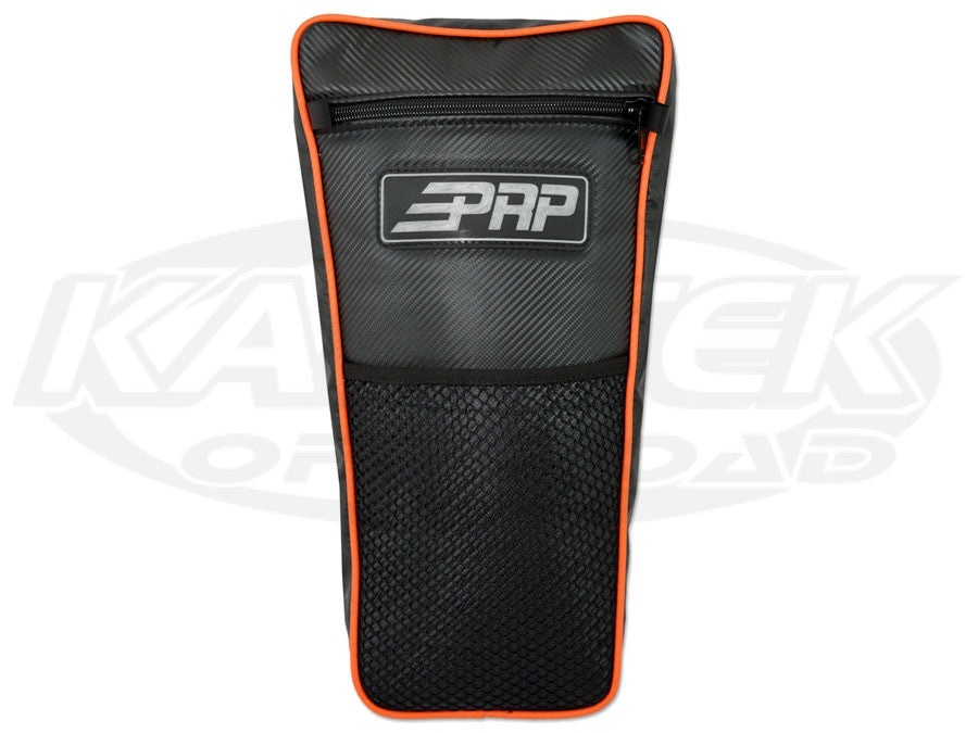 PRP Polaris RZR 1000 Center Bag Carbon FIber with Orange Piping