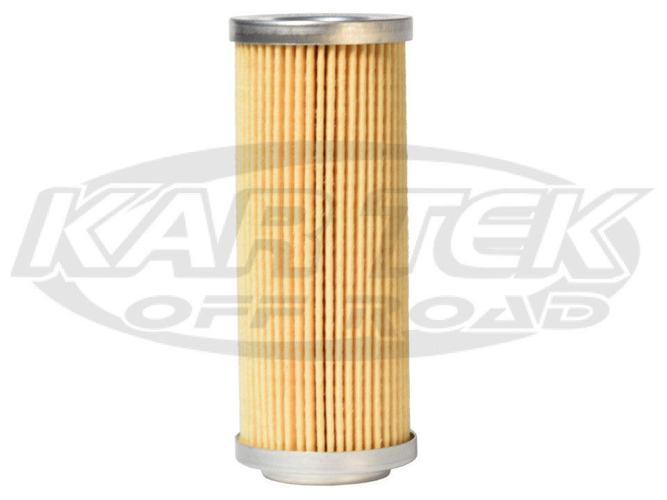 Aeromotive 10 Micron Paper Filter Element 4-1/2" Long 1-3/4" Diameter 1" Opening
