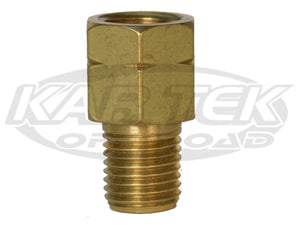 CNC 3/8"-24 Male to Female 10mm-1.0 Metric Thread Brake Line Straight Adapter Fittings