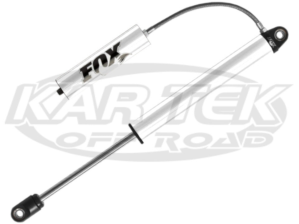 Fox Racing Shocks Chrome Body 2" Body 10" Stroke 7/8" Shaft Hose Remote Reservoir
