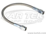 Fragola 54" Long AN -3 Female Straight To AN -3 Female Straight Stainless Steel Brake Lines / Hoses