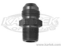 Fragola 10mm-1.0 Thread To AN -6 Black Anodized Aluminum AN Metric Adapter Fittings