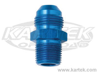 Fragola 10mm-1.25 Thread To AN -4 Blue Anodized Aluminum AN Metric Adapter Fittings