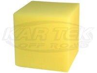 Kartek Offroad Universal Yellow Fuel Cell Foam Block 12x12x12