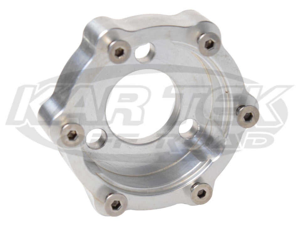 Machine Finish 3 Bolt Grant Pattern To 6 Bolt Momo / Sparco / NRG / MPI Pattern Steering Wheel Adapt