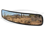 Off-Road 14" Long Convex Wide Angle Center Rear View Mirror Provides A Panoramic View