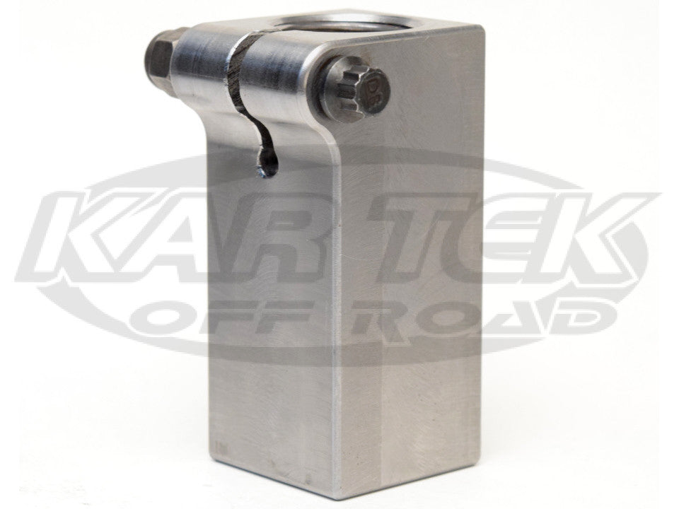 One Bolt Smooth Square Pinch Bungs Right Hand Thread For 7/8" Heim Joint 1-1/2" x 1-1/2" Square