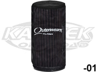 Outerwears Water Repellent Round Cylindrical Pre-Filter Cover 5-3/4