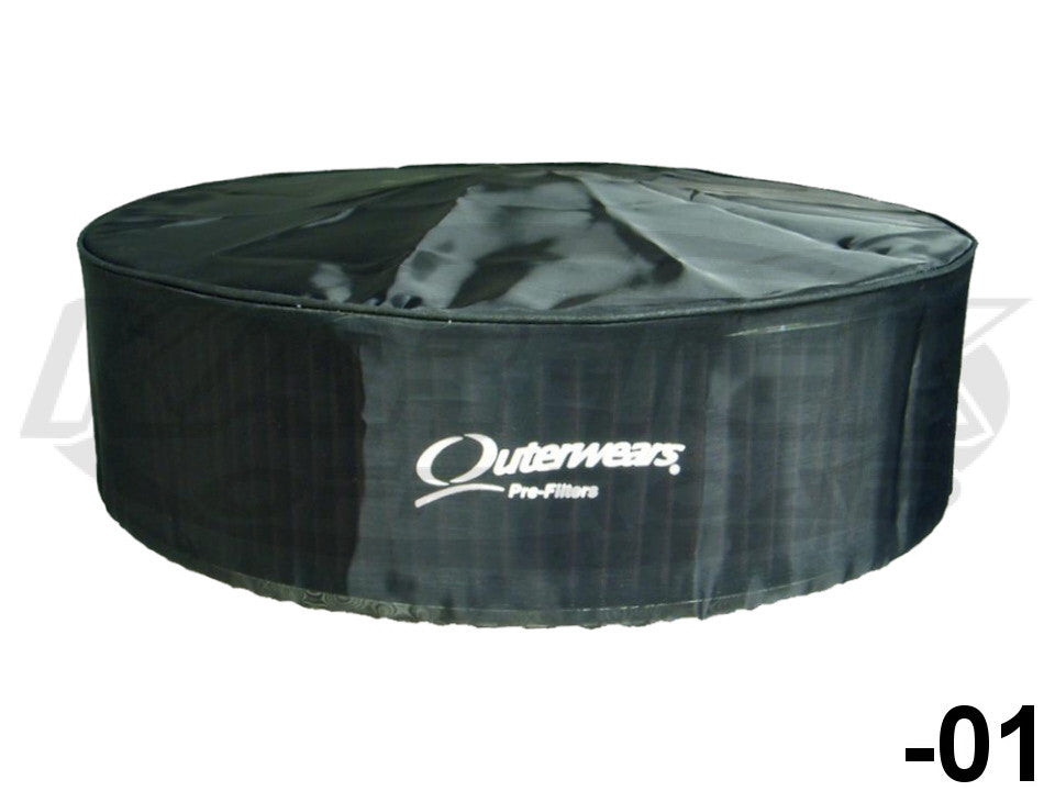 Outerwears Round Cylindrical Pre-Filter Cover 7" Diameter 6" Tall With The Top