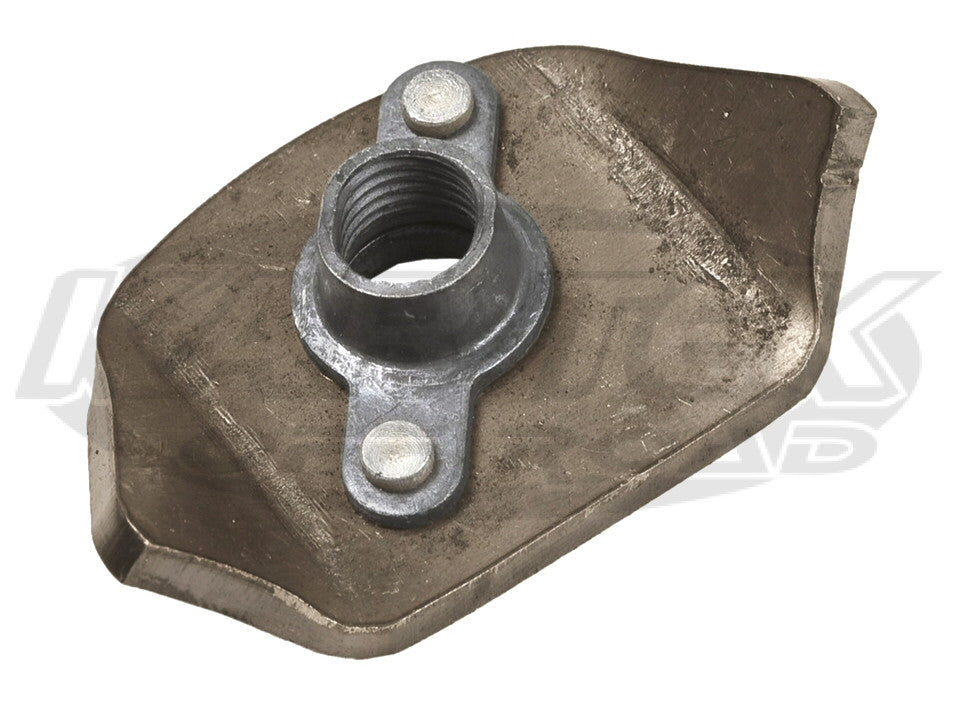 Broke Chromoly Mounting Tab 3/8-24 Fine Thread Fixed Position Nut 1/8" Thick Sold Individually