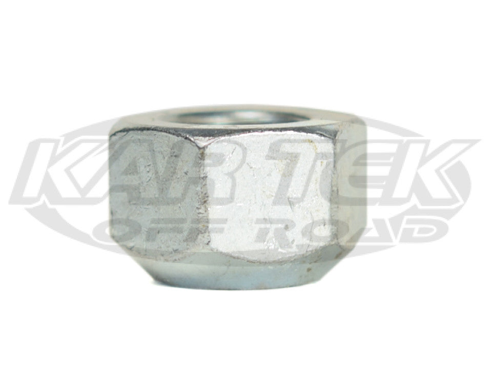 Kartek Off-Road 5/8"-18 Silver Open End Lug Nut Uses 1" Socket Wrench Has 45 Degree Taper