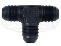 Fragola AN -10 Male Black Anodized Aluminum Tee Fittings