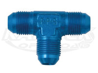 Fragola AN -3 Male Blue Anodized Aluminum Tee Fittings