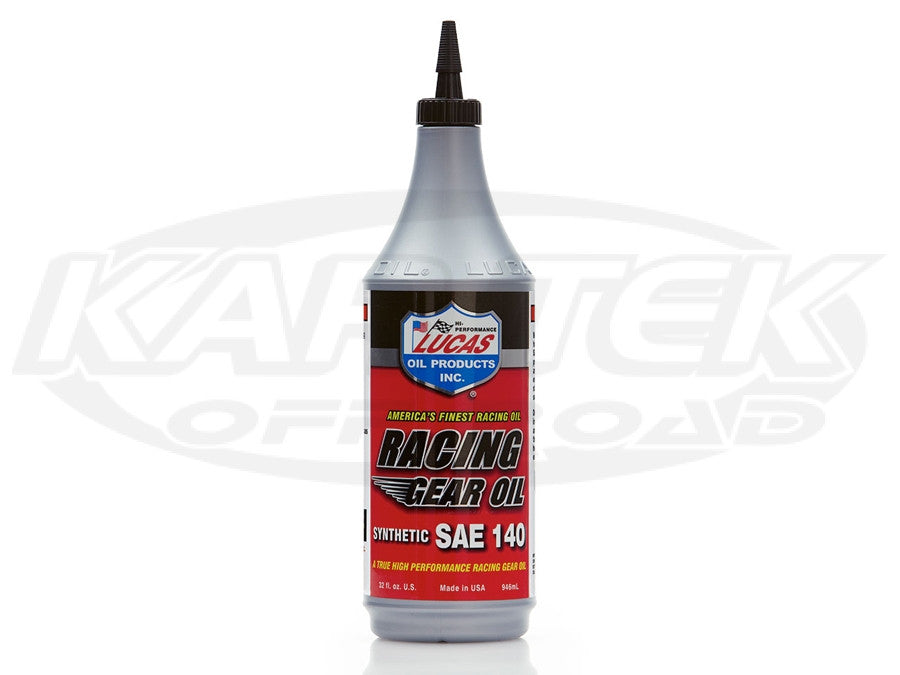 lucas gear Lucas Oil Synthetic SAE 140 Racing Gear Oil 140 W 32 oz. Bottle
