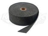 Graphite Black Exhaust Insulating Header Wrap - Rolls 2" X 1/16" X 100' Roll