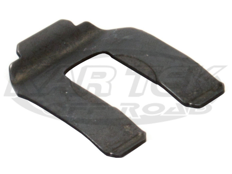 Rubber Brake Hose Horse Shoe Metal Clip Secures The Rubber Brake Line To The Bracket On The Vehicle