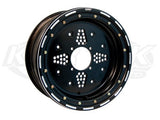 DWT UTV Rok'N Loc Beadlock Wheels - Black 12"x8", 4+4, 4/156