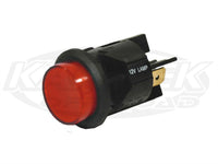 K4 Lighted Push Button On/Off, Red
