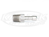 Hose Barb SS Vacuum-Boost Fitting 1/16'' NPT to 5/32'' Hose Barb