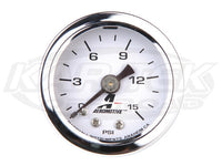Aeromotive 0-15 psi Fuel Pressure Gauge 1/8