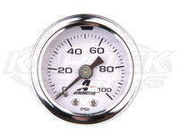 Aeromotive 0-100 psi Fuel Pressure Gauge 1/8
