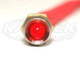 K4 Single LED w/ Chrome Bezel - Standard Red