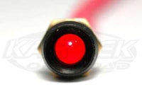K4 Single LED w/ Black Bezel - Standard Red