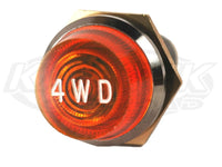 440 Series Engraved Indicator Lights - Red Lens Red OIL