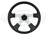 GRANT 181-14 Formula 4 Steering Wheel 14" Dia. Black/Silver
