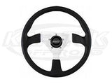 GRANT 191-14 Formula 1 Steering Wheel 13-1/2" Dia. Black & Silver