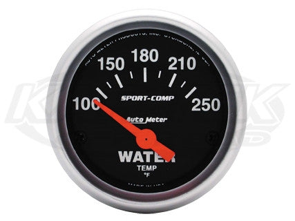 Sport-Comp 2-1/16" Short Sweep Electrical Gauges Oil Pressure 0-7 BAR