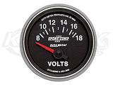 Sport-Comp II 2-1/16" Short Sweep Electric Gauges Voltmeter 8-18 Volts