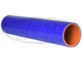 PWR 4-Ply Blue Silicone Turbo Or Water Line Hose 1" Inside Diameter 1-3/8" Outside Diameter 4 Feet