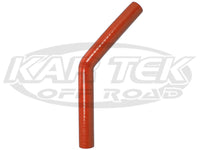 PWR 4-Ply Red Silicone 45 Degree Turbo Or Intake Hose 2-1/2