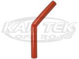 PWR 4-Ply Red Silicone 45 Degree Turbo Or Intake Hose 3" Inside Diameter 3-3/8" Outside Diameter