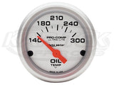 Ultra-Lite 2-1/16" Short Sweep Electric Gauges Oil Pressure 0-100 PSI