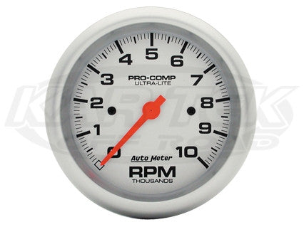 Ultra-Lite 3-3/8" In-Dash Tachometer 10,000 RPM