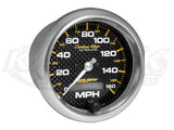 Carbon Fiber 3-3/8" In-Dash Speedometer 160 MPH, Programmable