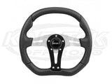 GRANT 490 Performance and Race Steering Wheel 13-3/4" Dia., Suede & Brush Spokes